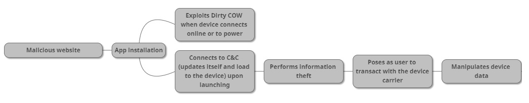Figure 2 ZNIU infection chain